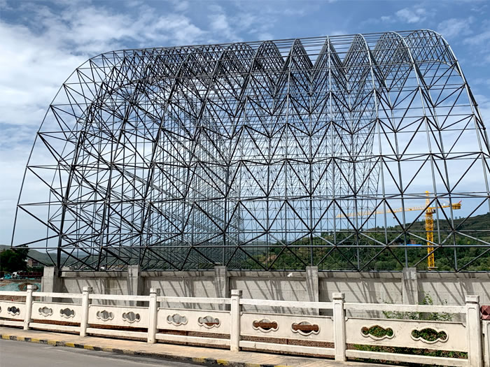 长乐山寨矿储煤棚网架
